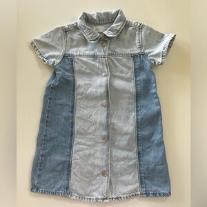 Zara Toddler Denim Dress 3-4 year